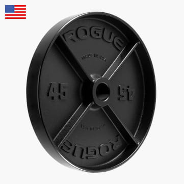 Rogue Weightlifting Plates - Bumpers, Metal, Competition | Rogue